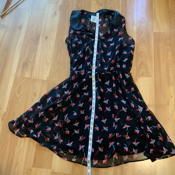 B Darlin sleeveless Hummingbird Mini Dress - Picture 3 of 6